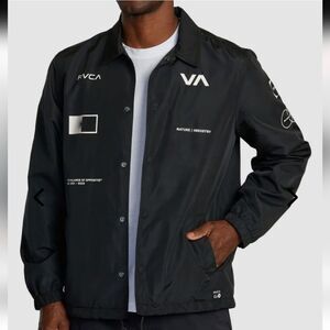 RVCA Radiate Windbreaker Coaches Jacket
